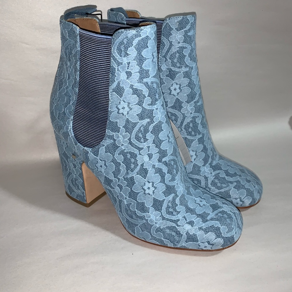 auth LAURENCE DACADE size 37 LACE WRAPPED booties - Picture 7 of 8